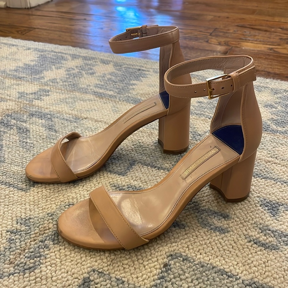 Stuart Weitzman blocked heeled sandals